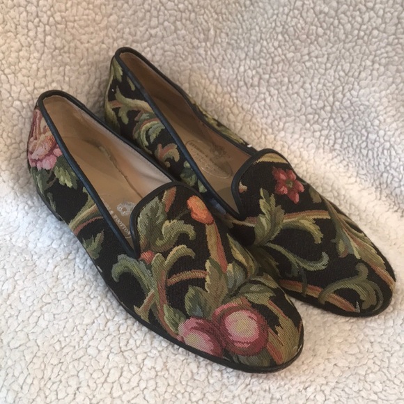 Stubbs & Wootton Shoes - Stubbs & Wootten Tapestry Loafers